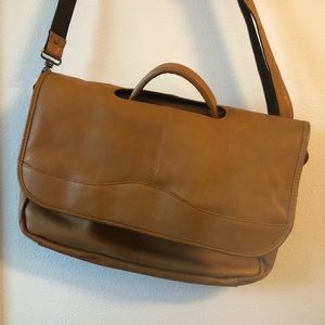 Leather briefcase - almost unused